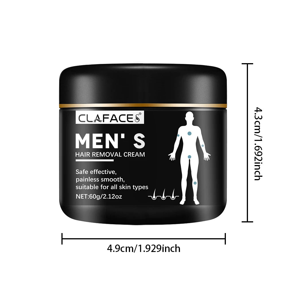Men Painless Hair Removal Cream – Smooth Skin, Fast & Gentle Hair Removal