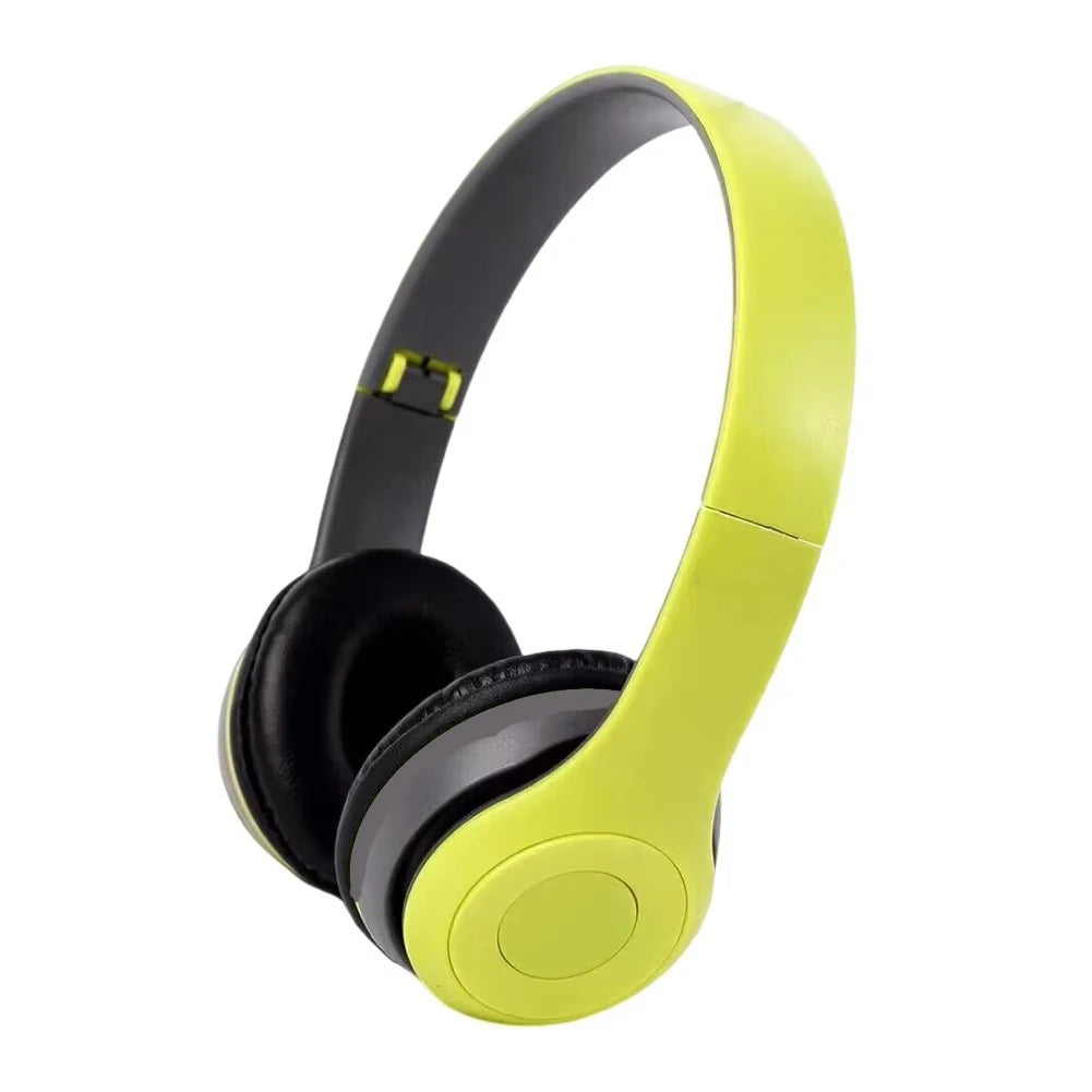 P47 Wireless Bluetooth 5.0 Headphones – Foldable HIFI Stereo Bass Earphones for Music, Gaming & Smartphone
