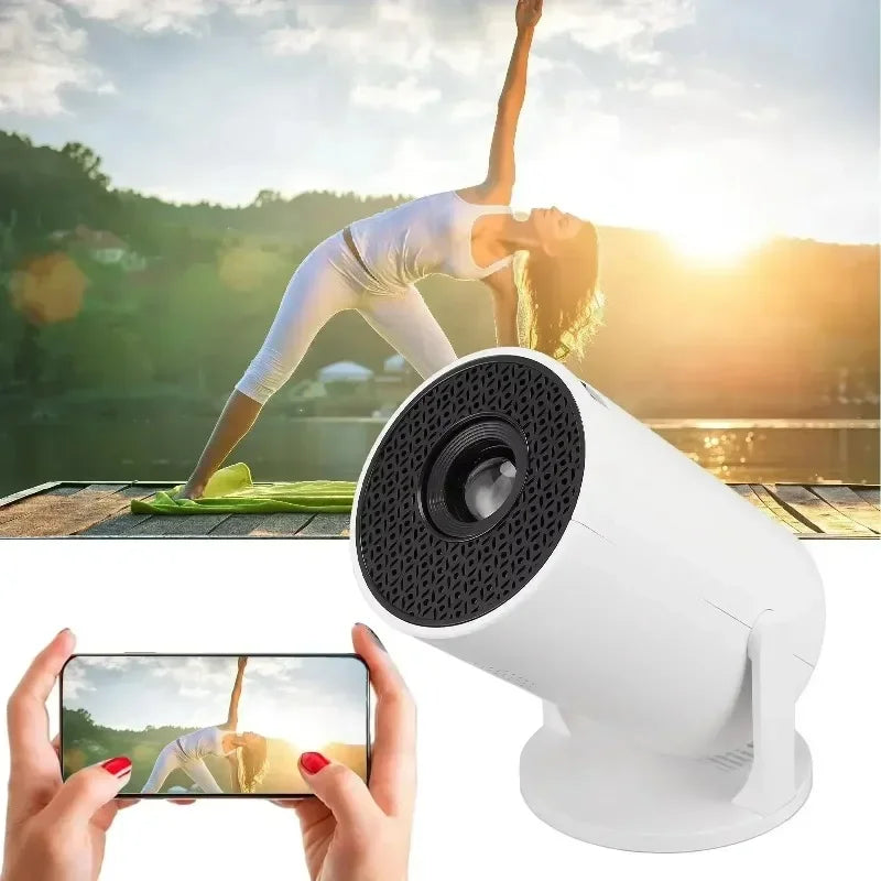 Hot Sale Mini HY300 Smart Projector Android 13 OS Native 1080P 4K Supported Auto WiFi 6 BT5.0 Portable Home Theater Projector
