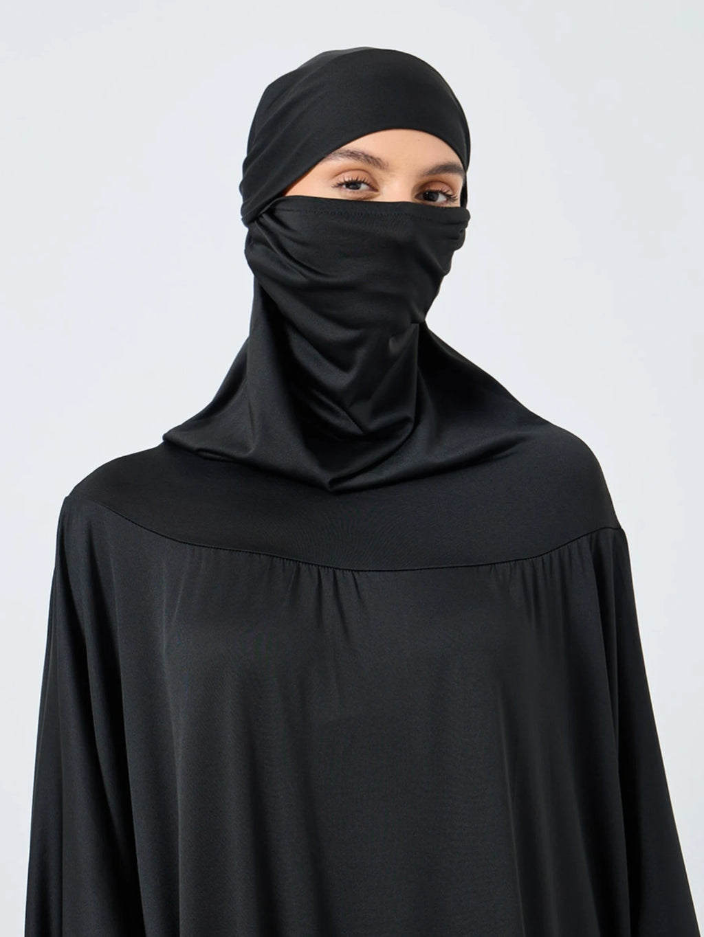 Islamic Prayer Abaya Muslim Women Abayas Long Sleeve Hooded Modesty Ramadan Dresses With Hijab Jilbabs Middle Eastern Kaftans
