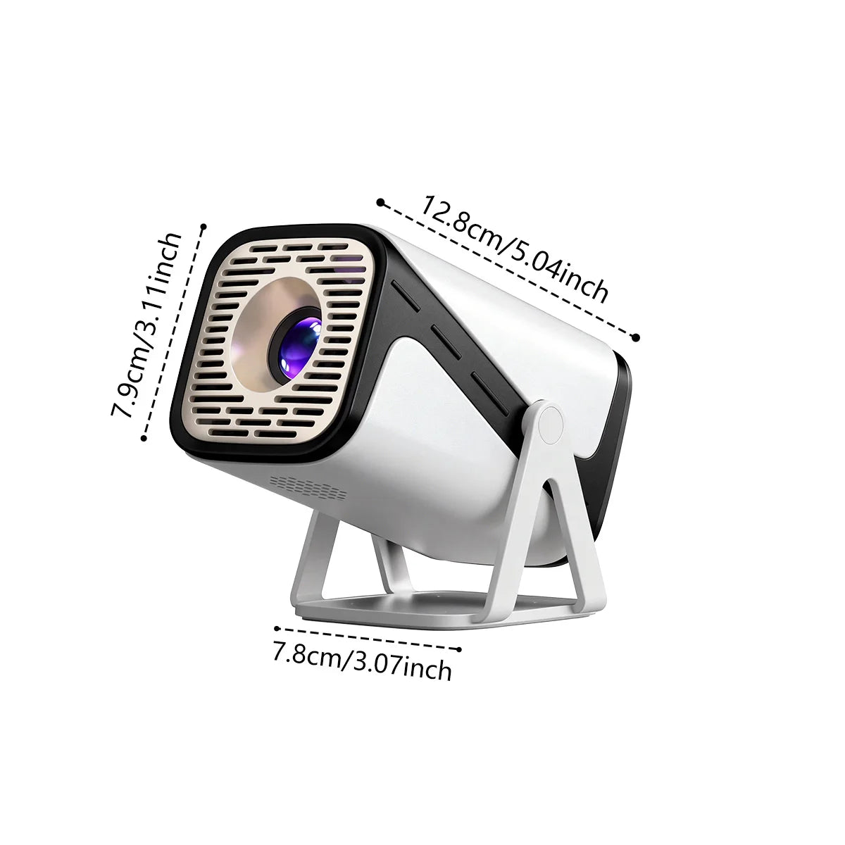 MAOHUTER Smart Mini Projector 1080P 4K Supported WiFi Bluetooth Portable Home Theater Outdoor Movie Projector For Phone HDMI USB