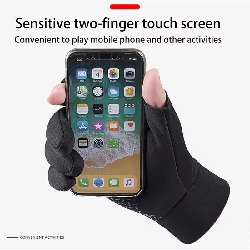 Winter Fishing & Cycling Gloves – Warm, Anti-Slip & Touchscreen Compatible