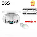 E6S TWS Wireless Earbuds – Bluetooth Noise Cancelling Earphones with Mic & Charging Case