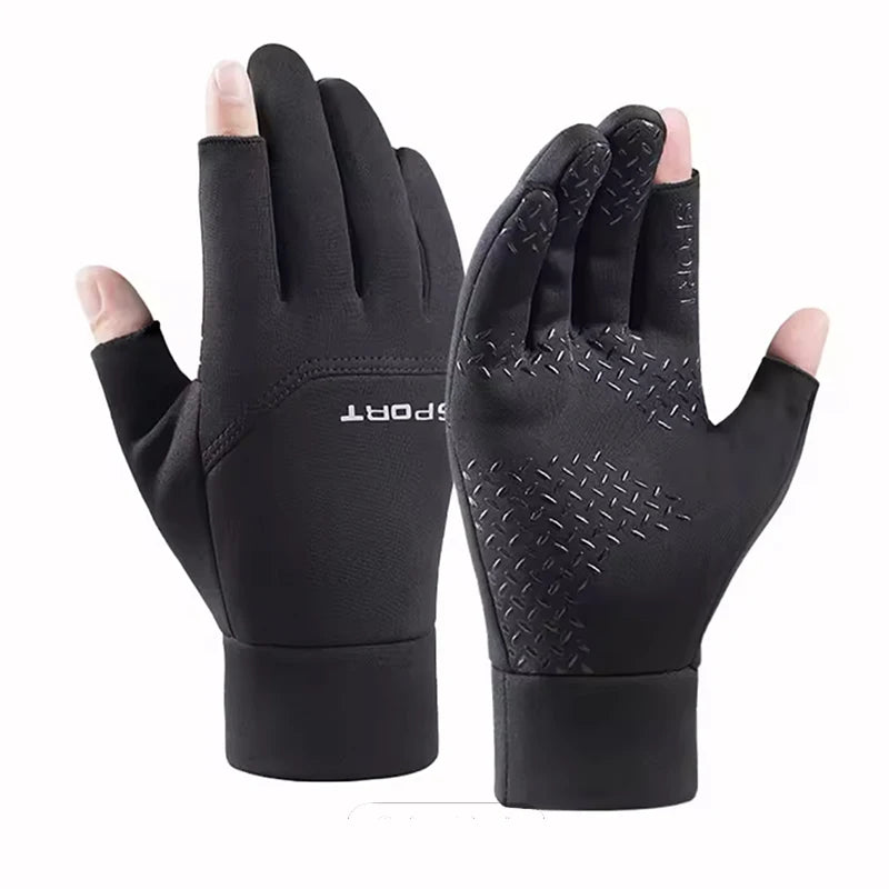 Winter Fishing & Cycling Gloves – Warm, Anti-Slip & Touchscreen Compatible