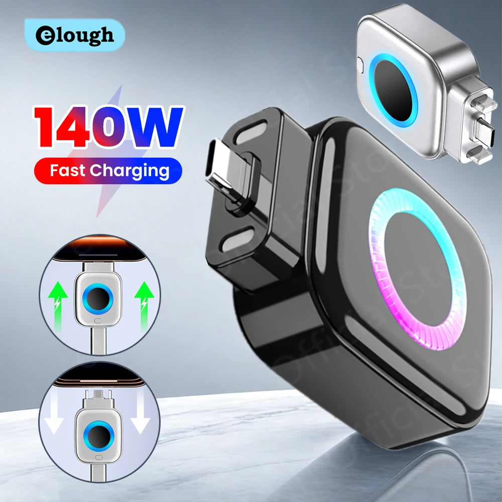 140W Fast Charger – Intelligent Power Cut-Off Technology