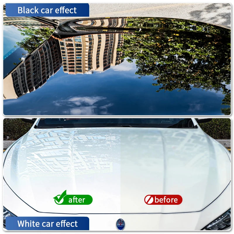 3 in 1 Ceramic Coating Spray – Quick Nano Polishing Wax for Car Paint Protection & Scratch Repair