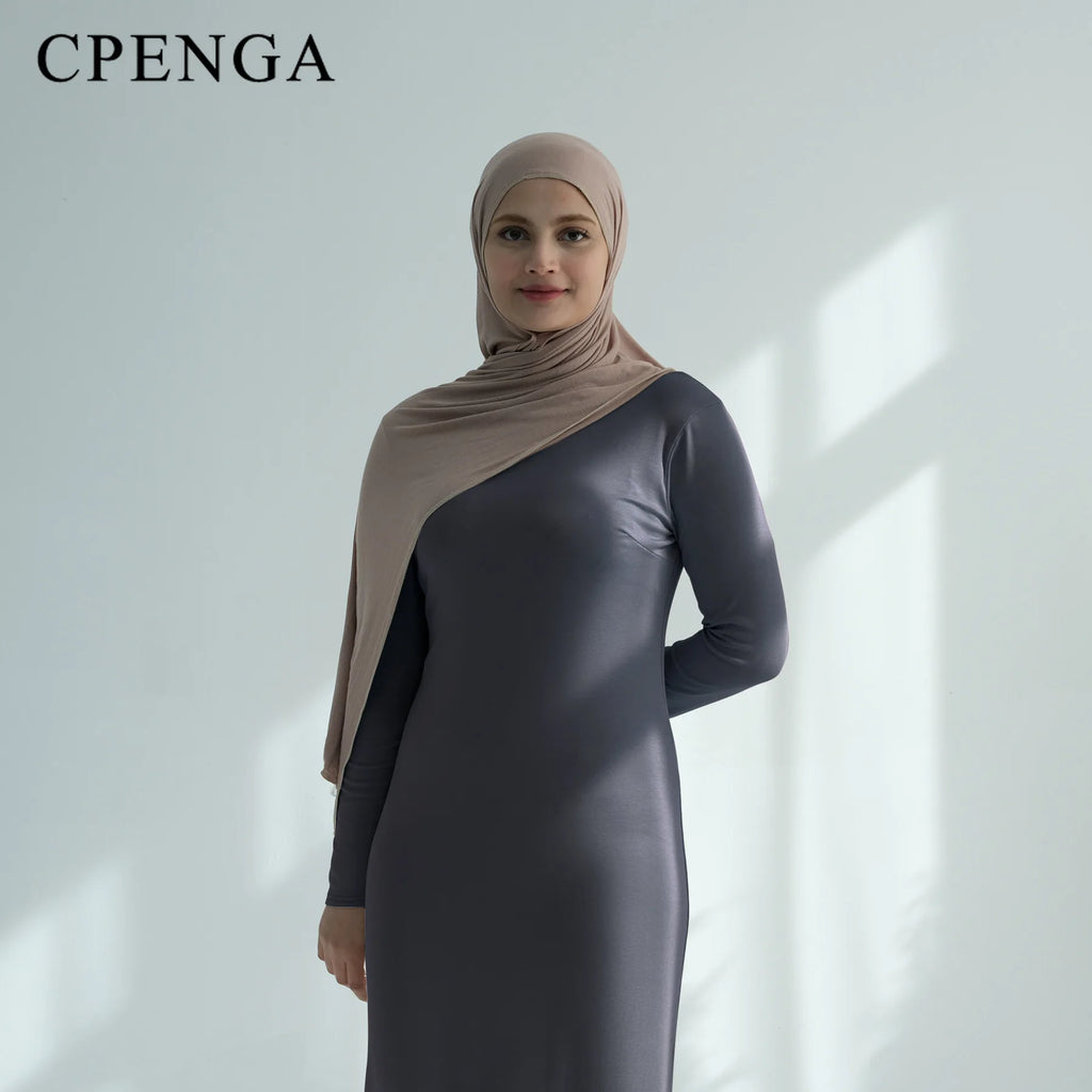 2025 Arabic Modal Muslim Women Modest Dress Eid Dubai Abaya Clothing Islam Party Kaftan Outfit Fashion Turkey Slim Solid Robe
