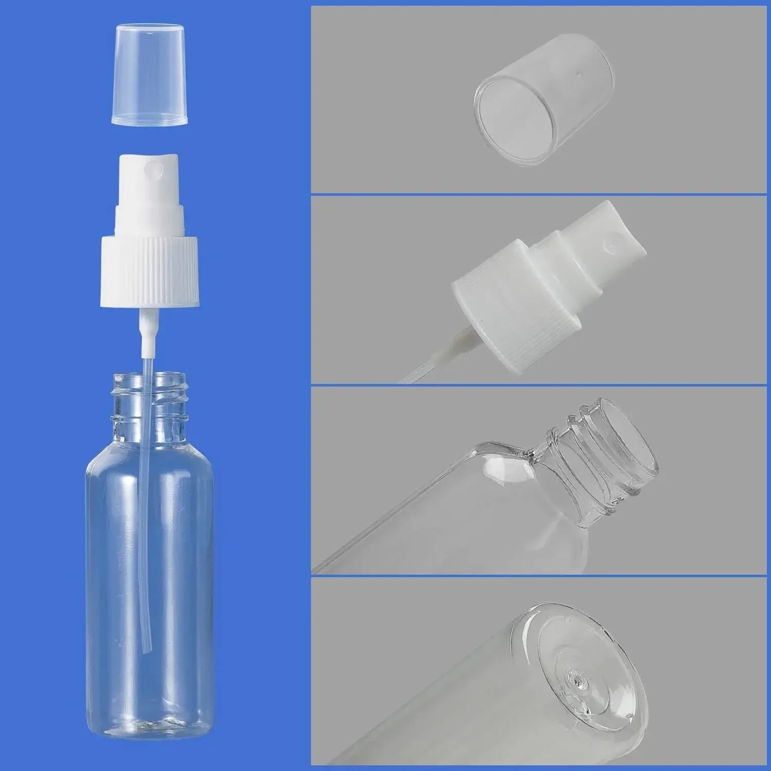 Fine Mist Refillable Spray Bottles – 30ML, 50ML & 60ML