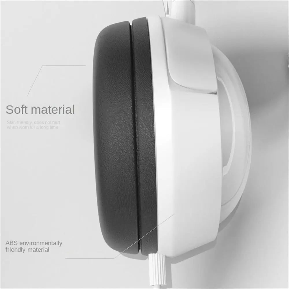 HiFi Stereo Wired Over-Ear Headphones – 3.5mm Adjustable Bass Headset for Music, Phone, Tablet & Laptop
