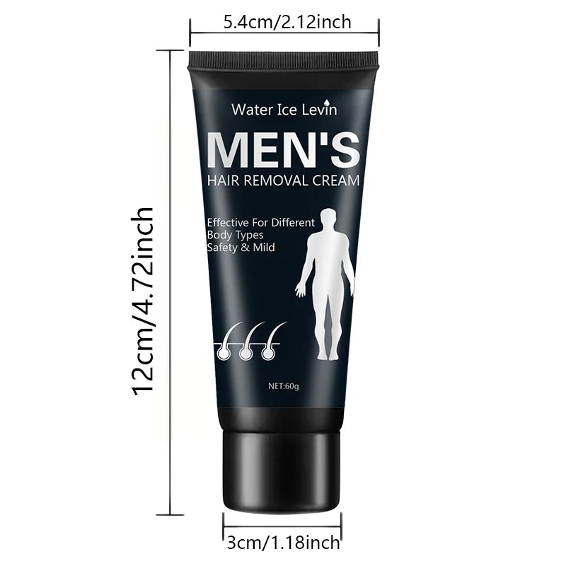 Men’s Hair Removal Cream – Fast & Painless Hair Removal, Smooth Skin Result