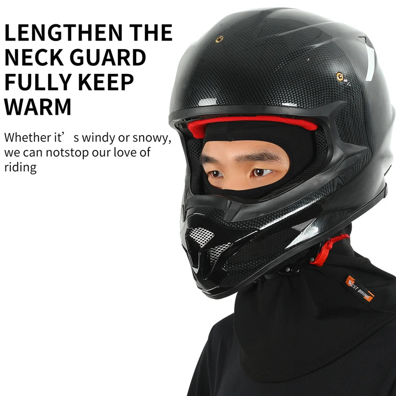 Stay warm and protected during outdoor adventures with the WEST BIKING Windproof Balaclava. Designed for comfort and breathability, it's perfect for cycling, hiking, fishing, climbing, and winter sports.