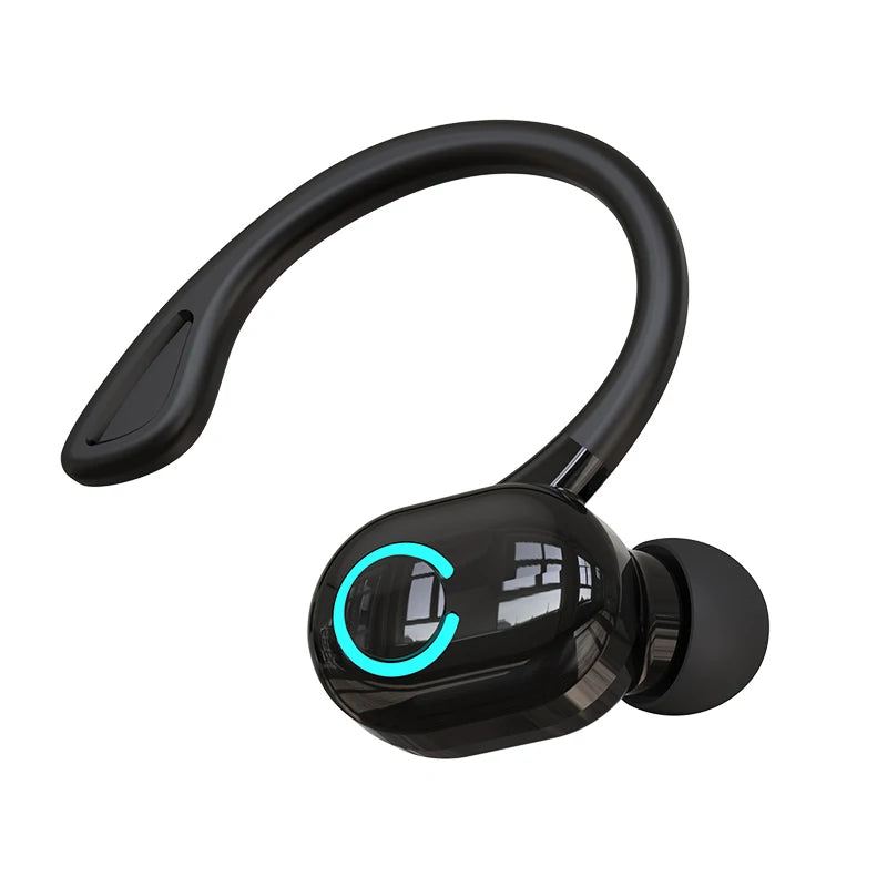 Wireless Bluetooth Earphones – HIFI Bass Ear-Hook Earbuds with HD Mic, Noise Cancelling, Waterproof for Sports & Gaming
