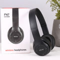 P47 Wireless Bluetooth Headphones – Foldable Head-Mounted Bass Earphones for Sports, Gaming, Gym & PC/Mobile