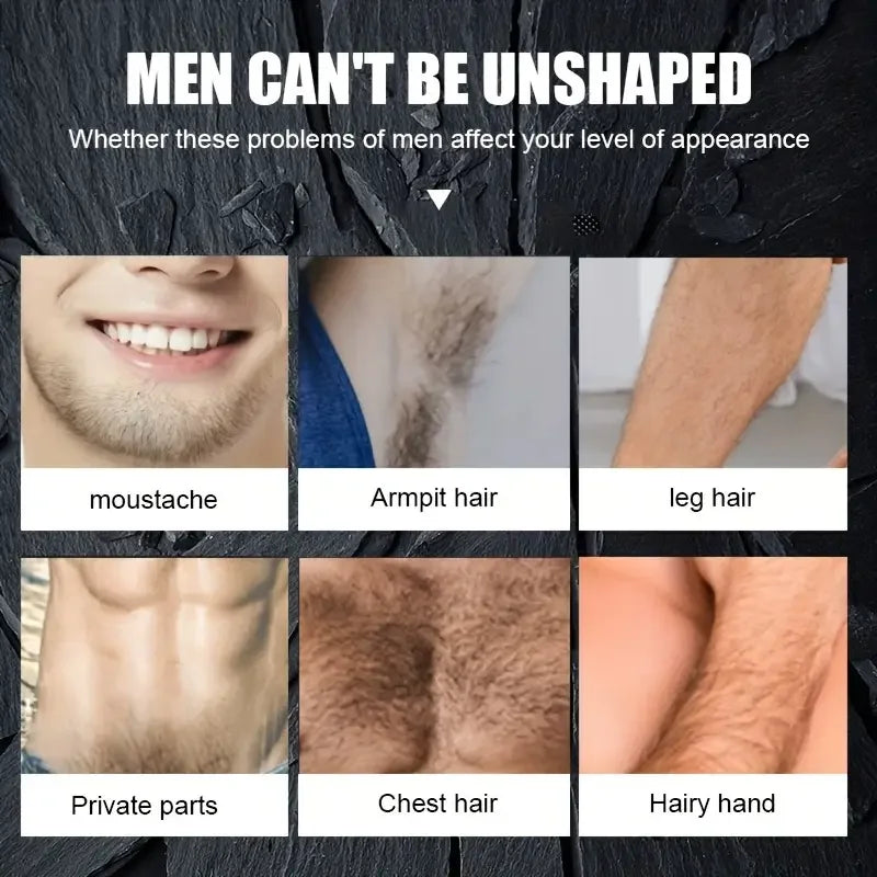 Men’s Hair Removal Cream – Fast & Painless Hair Removal, Smooth Skin Result