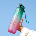 1L Motivational Water Bottle with Time Marker