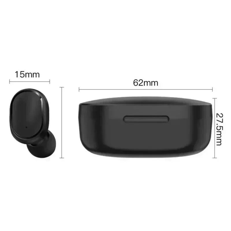 E6S TWS Wireless Earbuds – Bluetooth Noise Cancelling Earphones with Mic & Charging Case