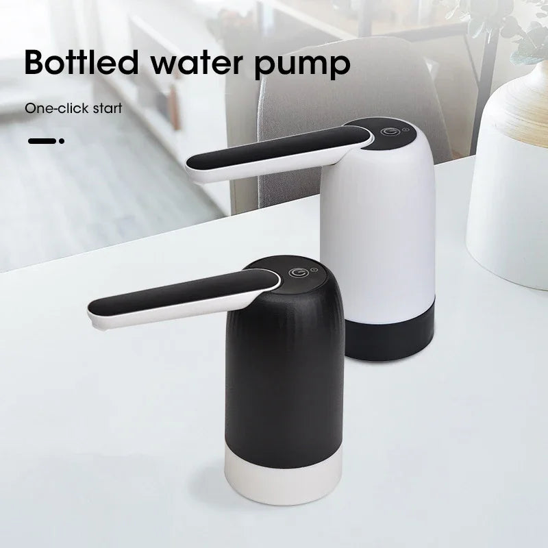 Portable Water Bottle Pump with One-Touch Operation