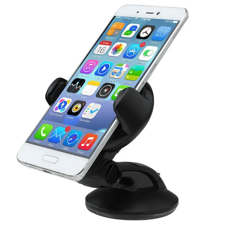 Universal Car Phone Holder – Windshield & Dashboard Mount
