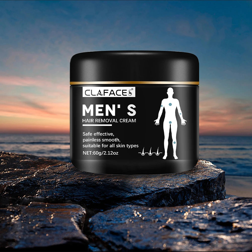 Men Painless Hair Removal Cream – Smooth Skin, Fast & Gentle Hair Removal