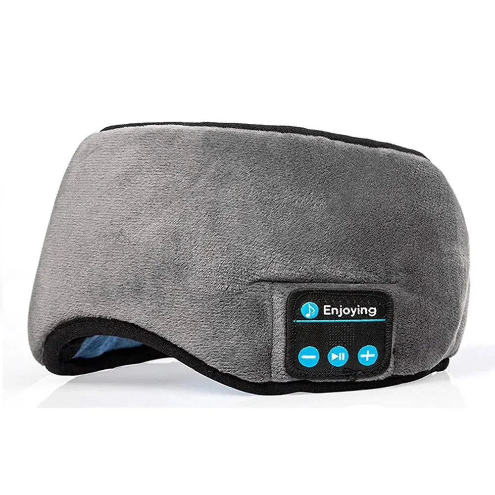 Bluetooth Sleep Headband Earphones – Wireless Sports Headband with Built-in Speakers for Music, Sleep & Eye Mask Comfort