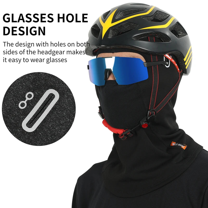 Stay warm and protected during outdoor adventures with the WEST BIKING Windproof Balaclava. Designed for comfort and breathability, it's perfect for cycling, hiking, fishing, climbing, and winter sports.