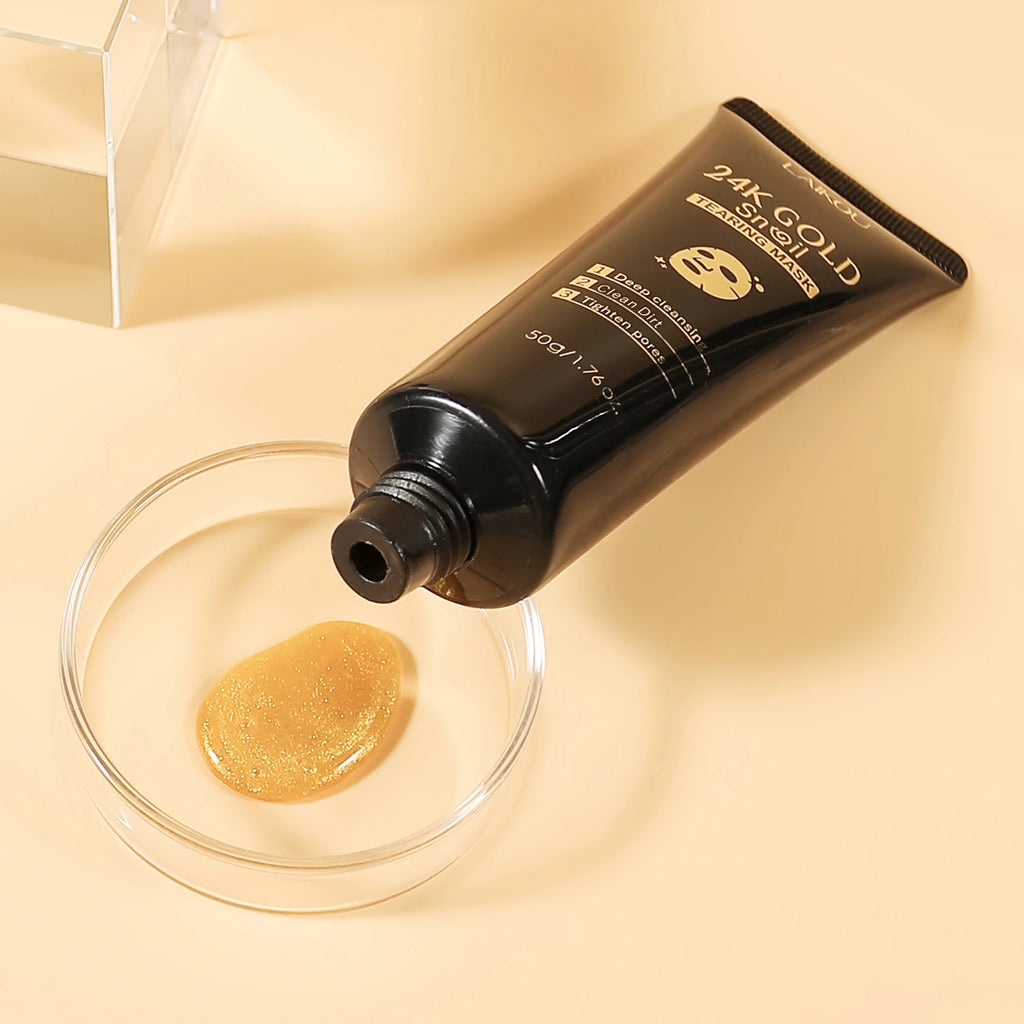 LAIKOU 24K Gold Snail Face Mask – Deep Clean & Pore Care