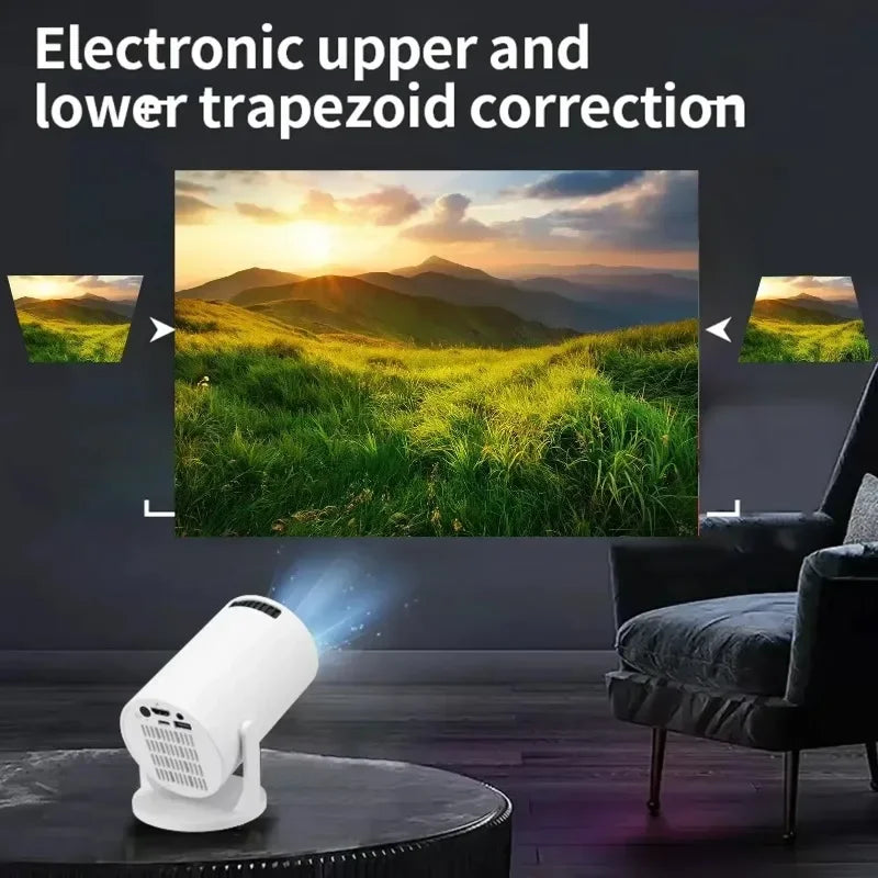 Hot Sale Mini HY300 Smart Projector Android 13 OS Native 1080P 4K Supported Auto WiFi 6 BT5.0 Portable Home Theater Projector