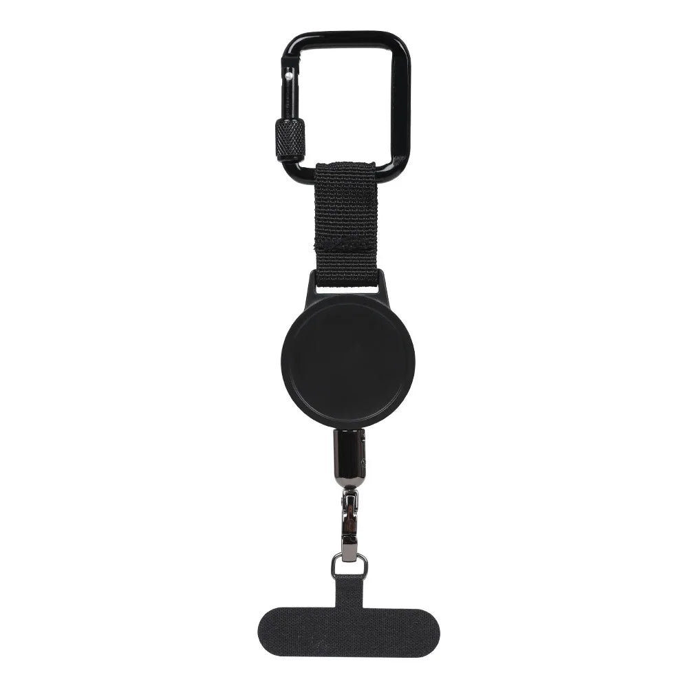 Retractable Anti-Theft Phone Lanyard with Carabiner