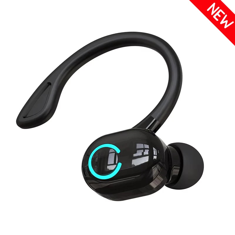 Wireless Bluetooth Earphones – HIFI Bass Ear-Hook Earbuds with HD Mic, Noise Cancelling, Waterproof for Sports & Gaming